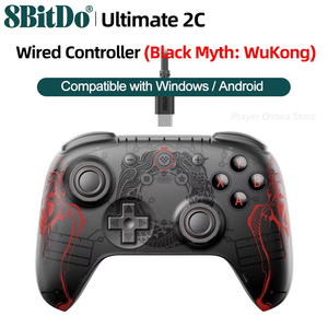 8BitDo Ultimate 2C Gamepad for PC Windows 10/11 Raspberry Pi Android-Vibration Motor Black Myth Wukong Wired Game <strong>Controller</strong> - Product Image 2
