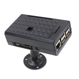 Raspberry Pi 4 funda soporte de cámara carcasa 3B/3B + placa base Carcasa protectora fija ABS ventilador caja de refrigeración Raspberry Pi 4B funda - Product Image 2