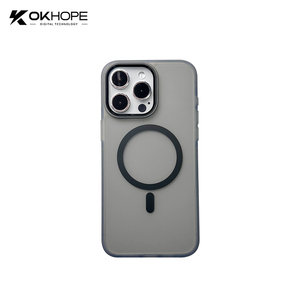 2.5MM Magnetic Black Impact Resistant Cell Phone Case Anti-fingerprint Printing Anti-scratch <strong>Shell</strong> for iphone 15 14 Pro Max