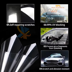 Yuxin Anti Scratch Ultra kalkan koruyucu parlak temizle kendinden şifa TPU cam kalkan ppf araç ön camı koruma <span class=keywords><strong>filmi</strong></span>