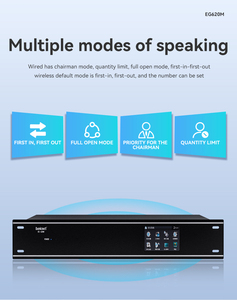 ISonicavct EG-620M Digital Wired Audio Conference Central Control <strong>Device</strong> Video Tracking Microphone Speaker Processor Host Unit - Product Image 3