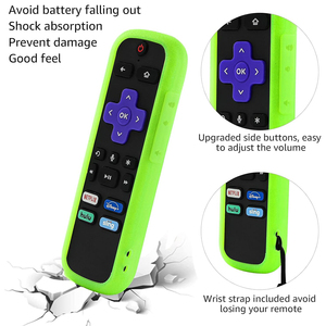 <strong>TCL</strong> for Roku Smart TV Streaming Stick <strong>Remote</strong> Silicone Case Universal Protective <strong>Controller</strong> Sleeve Fixed <strong>Code</strong> Battery Cover - Product Image 3