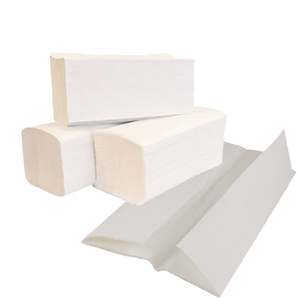 Wholesale Factory Embossed <strong>Interfolded</strong> Paper Towel Multifold <strong>V</strong> N Fold Tissue Paper Hand Towels - Product Image 1