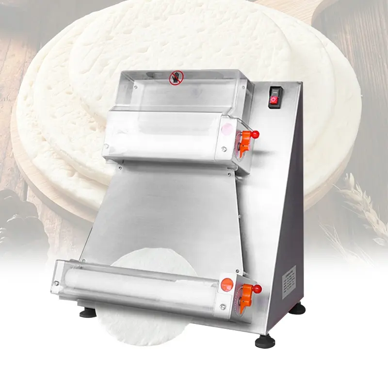 Mini Thương Mại Gluten Free Tự Động Maker Press Dough Sheeter Con Lăn Cơ Sở Làm Bánh Pizza Máy Cho Nhà Hàng