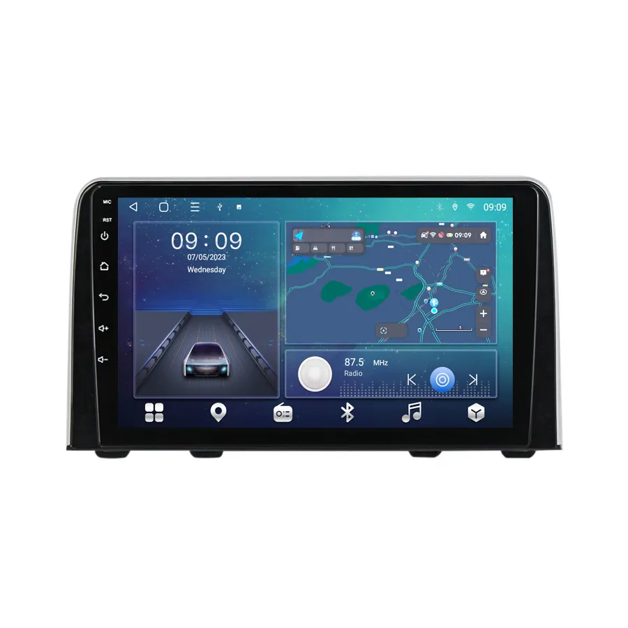 LT LUNTUO 9 Polegada Android 13 Multimedia Player 2 din Navi Gps Auto Eletrônica Rádio Do Carro Para Honda Crv 2017 2018 2019 Rádio Do Carro