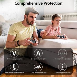 Phong cách mới nhỏ gọn xách tay màu đen Bộ điều khiển ổn định Pin tương thích cho PS 5 - Product Image 6