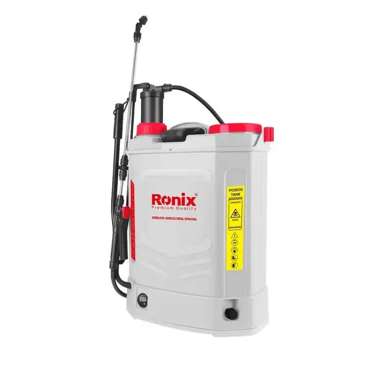 Ronix-Pulverizador eléctrico de 5,25 galones para jardín y césped, rociador de mochila portátil de galones