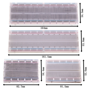 3,3 V/5V MB102 Breadboard-Leistungs modul + MB-102 830 Punkte Prototyp Brot brett für Arduino-Kit + 65 Überbrückung drähte Großhandel