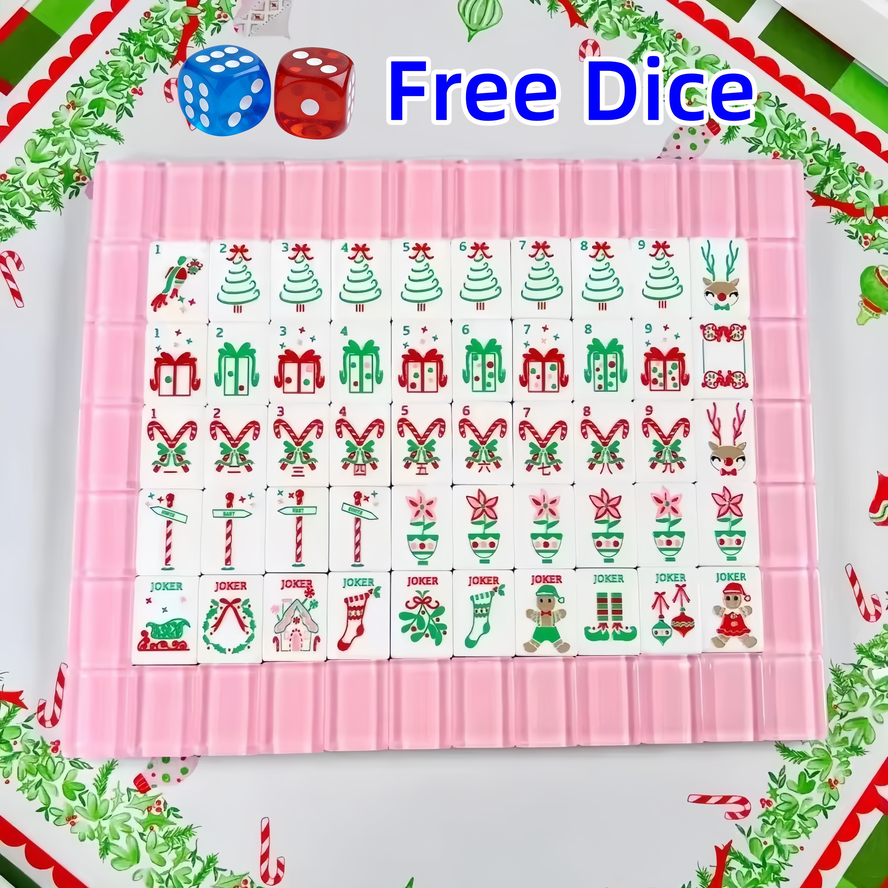 Christmas reindeer Pink