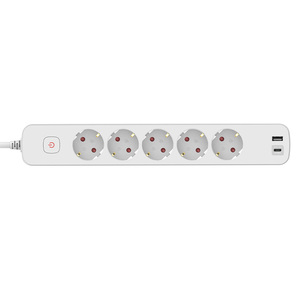 UE Plug 13A Elétrica 5 Tomada Extensão Chumbo Soquete Board Power Strips