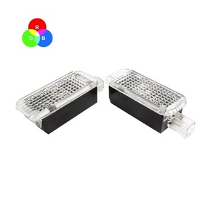 Otomobil atmosfer lamba RGB LED iç kapı yan ışık altında VW araba ayak iyi araba için dokunmatik ortam ışığı - Product Image 1