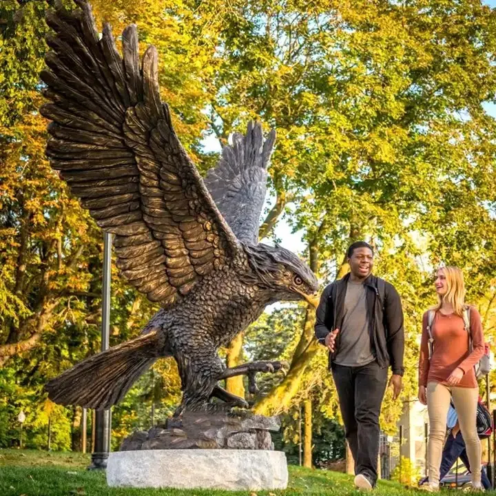Заводская оптовая продажа большой открытый литой американский Орел Античная бронзовая статуя орла