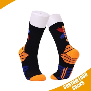 Yüksek kaliteli sportif spor çorap özel Logo nefes atletik alt bahar koşu dijital baskı yöntemi için uzun uzunluk - Product Image 3