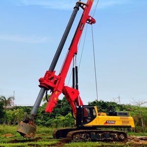 YUCHAI YCR280D 286kw 80m בנייה בסיס ערימת נהיגה זחל אסדת קידוח רוטרי עם מקדחה