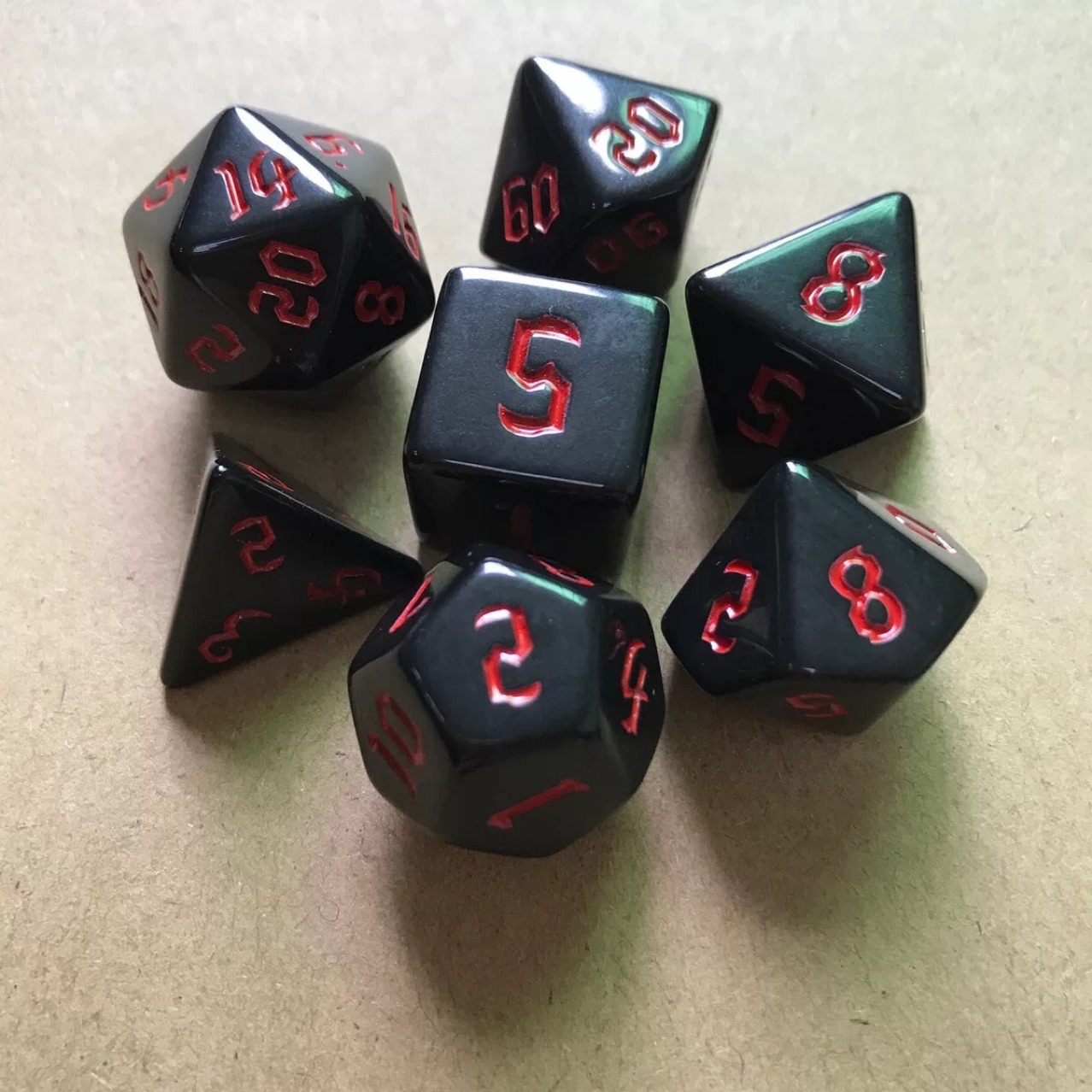 Red numbers