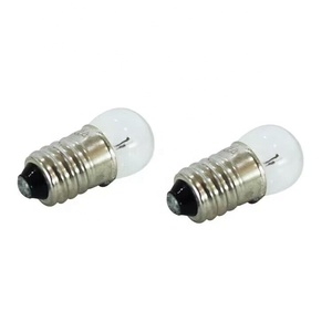 E10 Screw Type Signal Indicator <strong>Light</strong> Bulb 1.5v0.3A 10mm Small Bulb for Physical Science Electrical Laboratory Equipment School - Product Image 3