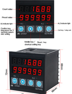 Contador de comunicación 485 El contador digital pequeño de 6 dígitos se puede controlar de forma remota - Product Image 6