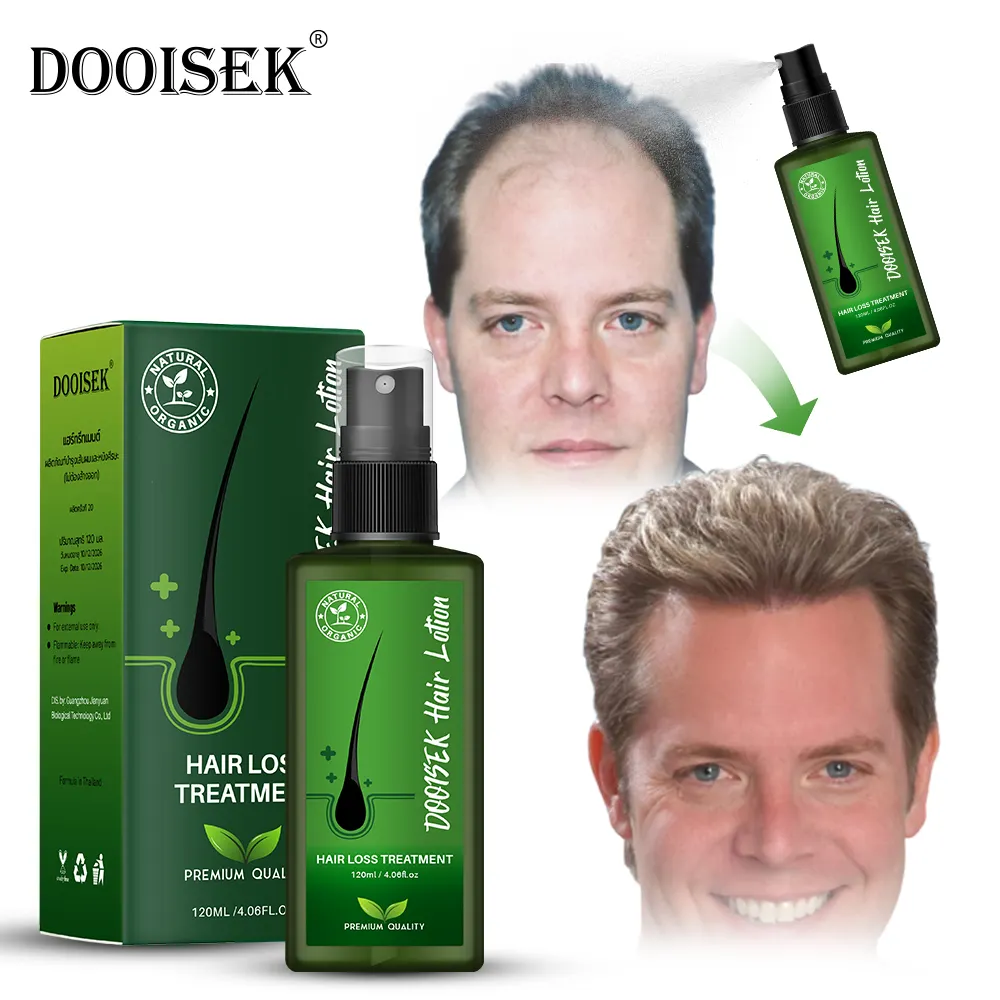 Sérum d'huile essentielle de croissance 120ml, produits Anti-perte de cheveux, croissance rapide, traitement d'amincissement des cheveux, thaïlande, Lotion capillaire en Spray