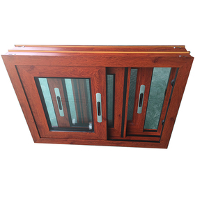 Son pencere tasarımları özel pencereler fabrika kahverengi Upvc alüminyum alaşımlı kapı ve pencereler özel pencereler - Product Image 1