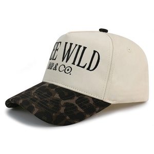 Oem tùy chỉnh chất lượng cao hip hop phong cách hat bán buôn hai giai điệu cong vành Cheetah <span class=keywords><strong>Leopard</strong></span> Mũ bóng chày - Product Image 2