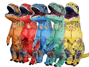 Popüler jurassic park dinozor kostümleri şişme t-rex dinozor kostüm infantil sia de dinossauro şişme infantil