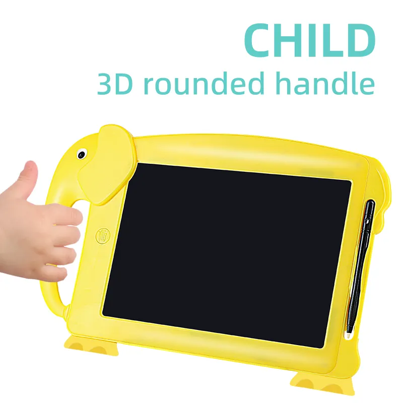 Kidsbud 10,5 pulgadas niños lindo dibujos animados tablero de dibujo electrónico sin papel borrable Digital Lcd escritura tableta Memo Bloc de notas