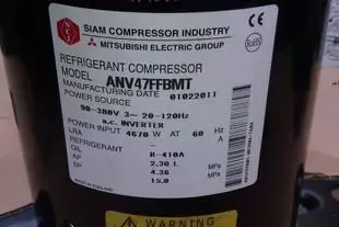 ANB78FZEMT ANB52FZKMT ANB66FZHMT คอมปิค/AMT/CM สโครลคอมเพรสเซอร์อินเวอร์เตอร์สำหรับ Mitsubishi คอมเพรสเซอร์ไฟฟ้า