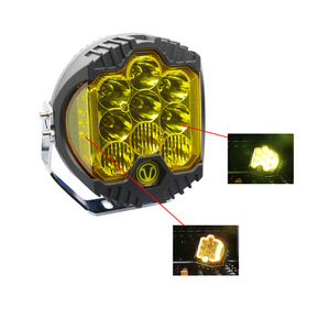 Yeni varış V tasarım Jeep Wrangler için LED çalışma ışığı 90W çift renkli yuvarlak Off road LED araba işık - Product Image 2
