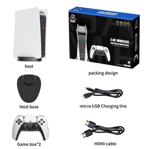 SualジョイスティックゲームコントローラーTVゲームコンソールをサポートするサウンドシミュレーターを備えたM5ビデオゲームコンソール - Product Image 6