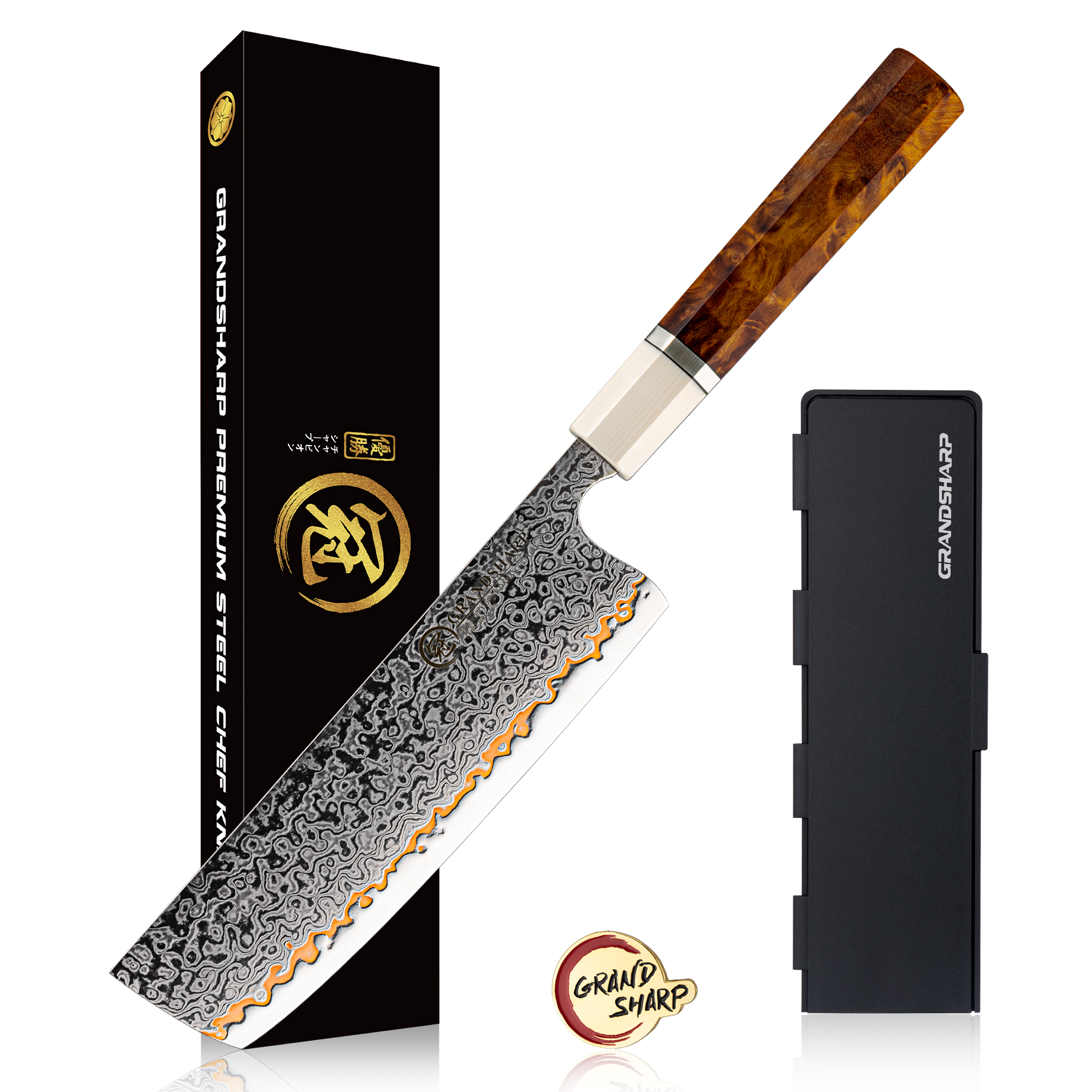 7'' Nakiri Knife With Gift Box