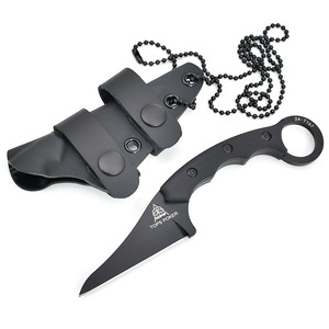 Topps xách tay mini chiến thuật Claw dao độ cứng cao thép không gỉ G10 xử lý Damascus cho cắm trại ngoài trời leo núi - Product Image 6