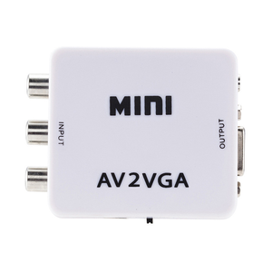 Convertidor de vídeo 1080P con Audio AV2VGA/CVBS, 3,5mm, a PC, HDTV, mini convertidor de Audio AV2VGA - Product Image 4
