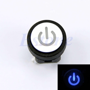 Druckknopf schalter LED-Licht Strom versorgungs symbol Druckknopf Momentan verriegelung Computer gehäusesc halter - Product Image 3