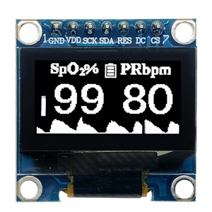 0.96 "OLED Display modulo interfaccia I2C, risoluzione 128x64, Driver SSD1306, schermo Micro LCD per progetti e elettronica - Product Image 4