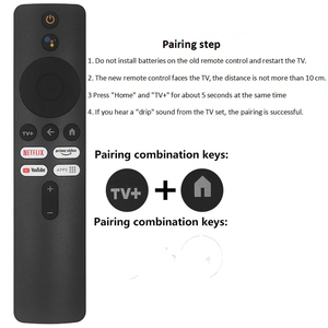 XMRM-M6รีโมทคอนโทรลด้วยเสียงสำหรับ Xiaomi Mi 2ND GEN TV Box S 4K Ultra HD สตรีมมิ่งมีเดียเพลเยอร์พร้อมรหัสการเรียนรู้ซิลิโคน