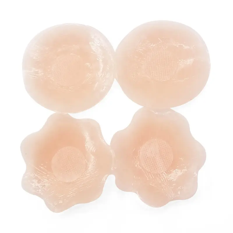 Nipple Covers Riutilizzabile Con Carry Case Adesivo Silicone Pasties per Le Donne