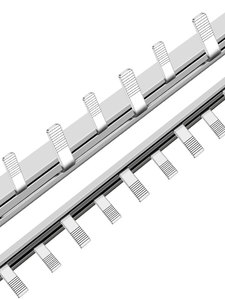 2P 40A 63A 100A Copper <strong>Busbar</strong> Conductive Connection Pin Connects to Circuit Breaker <strong>Busbar</strong> - Product Image 5