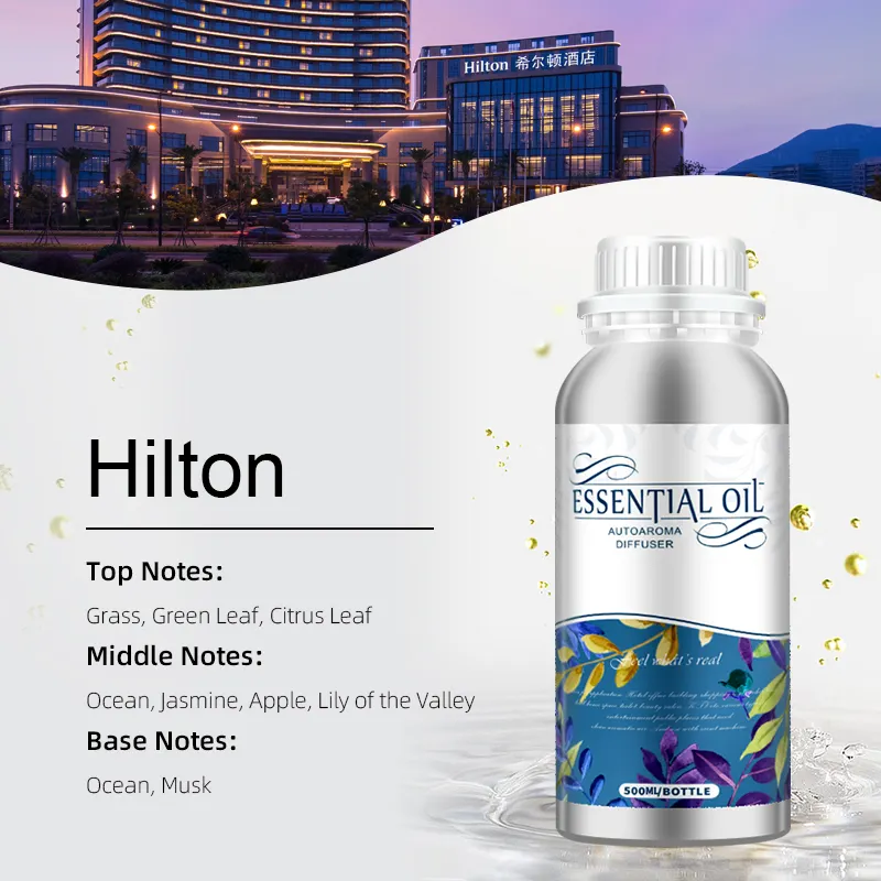 Penyebar Hotel minyak esensial grosir penyegar udara Hilton Diffuser minyak Aroma Aroma minyak esensial