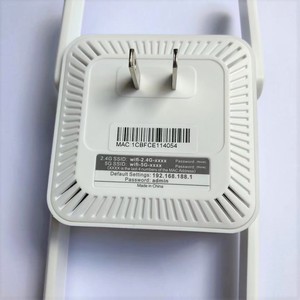 1200Mbps WiFi中继器WiFi信号增强器，用于互联网WiFi范围扩展器4天线 - Product Image 3
