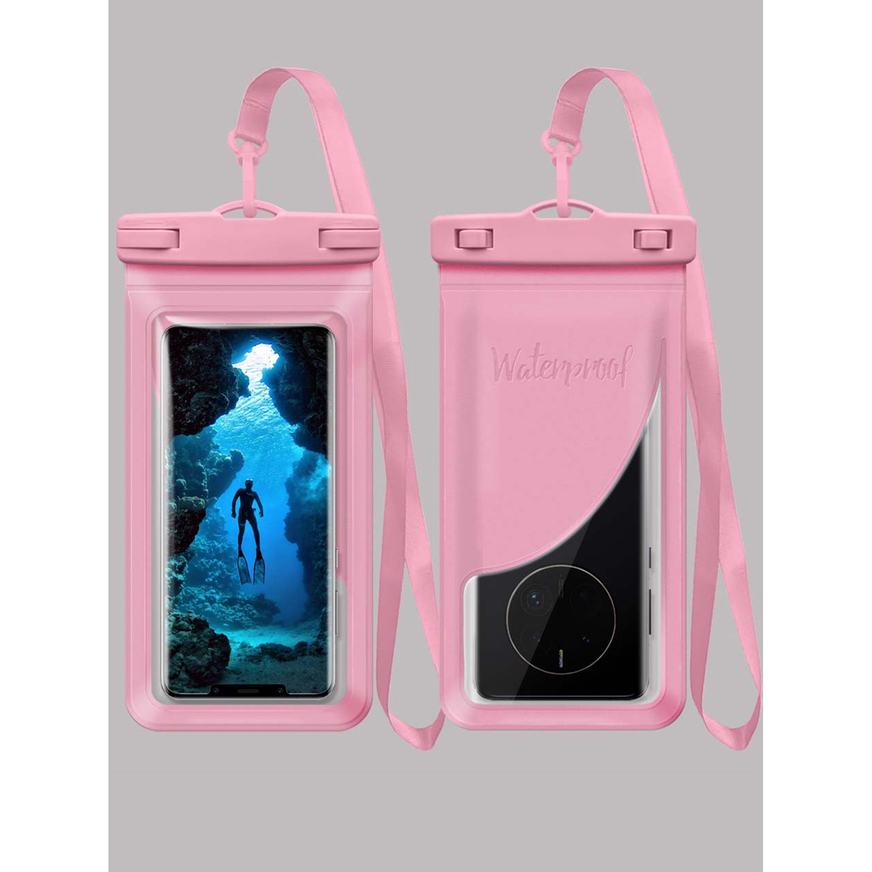 Pink card holder
