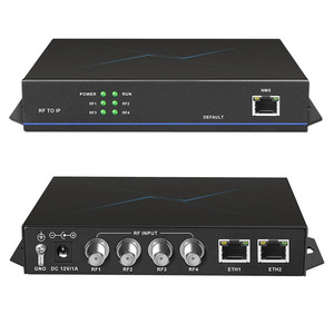 CATV portátil, 4 canales, DVBSS2 QAM ASTC ISDBT a IP Gateway DVBC a IP convertidor FTA IRD - Product Image 1
