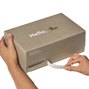 Tùy chỉnh các tông sóng vận chuyển thùng carton vớ<span class=keywords><strong>i</strong></span> dả<span class=keywords><strong>i</strong></span> dễ dàng xé mở dập nổ<span class=keywords><strong>i</strong></span> và biến mất in ấn - Product Image 1