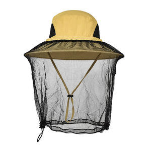 Sombrero de mosquitera al aire libre para hombre, sombrero de Pesca para el sol, capucha de red de caza, sombrero de velo de abeja para Apicultor - Product Image 2