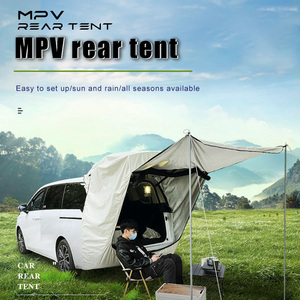 2024 Phong Cách Mới Chất Lượng Cao Tùy Chỉnh Xe <span class=keywords><strong>Roof</strong></span> <span class=keywords><strong>Top</strong></span> Cắm Trại Không Thấm Nước Mềm Bìa Trên Mái Nhà Cổng Sau Di Động Mái Hiên Lều - Product Image 3
