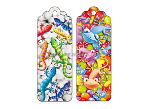 中国供应商提供的3d马设计透镜状书签全息动物促销3d书签 - Product Image 5