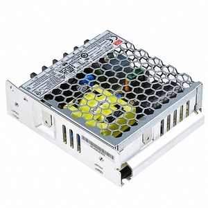 原装Meanwell LRS-50系列50w单输出DC开关电源220V/24V/12v发光二极管行业应用240V输入