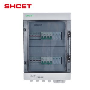メーカーSHCET 4 in 1 out 4 input 2 out 1000VDC HA IP65プラスチック防水配電ソーラーDCpvコンバイナーボックス4ストリング - Product Image 5
