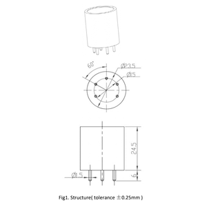 Módulo de detección electroquímica Detector de gas portátil y fijo ZE03-02 varios equipos de detección ocasión - Product Image 4