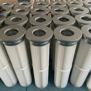 ตลับกรองตลับกรอง 0.2 ไมครอนสําหรับตลับกรองที่อยู่อาศัยระบบเก็บฝุ่นตัวกรอง PTFE จีบ