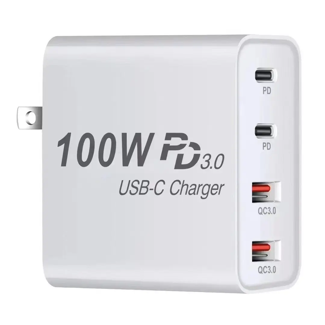 창고 가격 PD 100W 간 30W 2 유형 c 18W 2 USB 100W 휴대 전화에 대한 고속 충전 벽 충전기